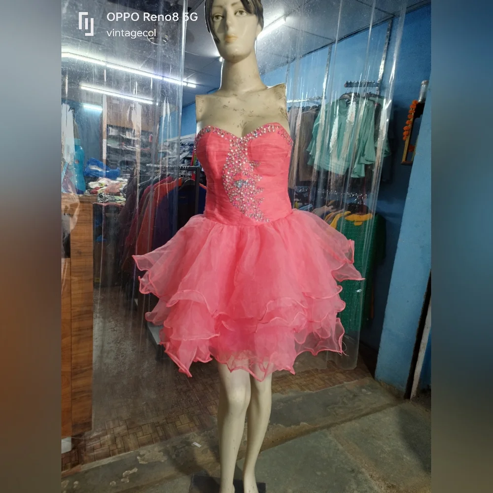 Net frock corset dress - Picture 4 of 5
